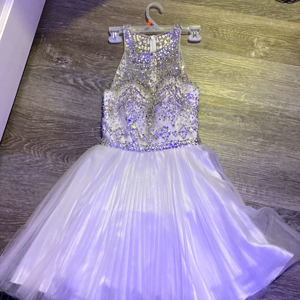 white homecoming dress
